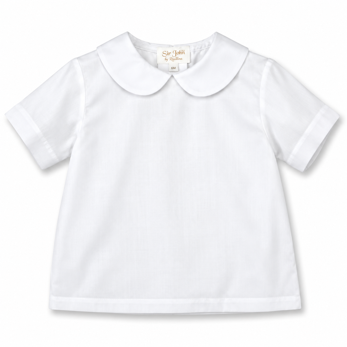 Boy White Short Sleeve Shirt