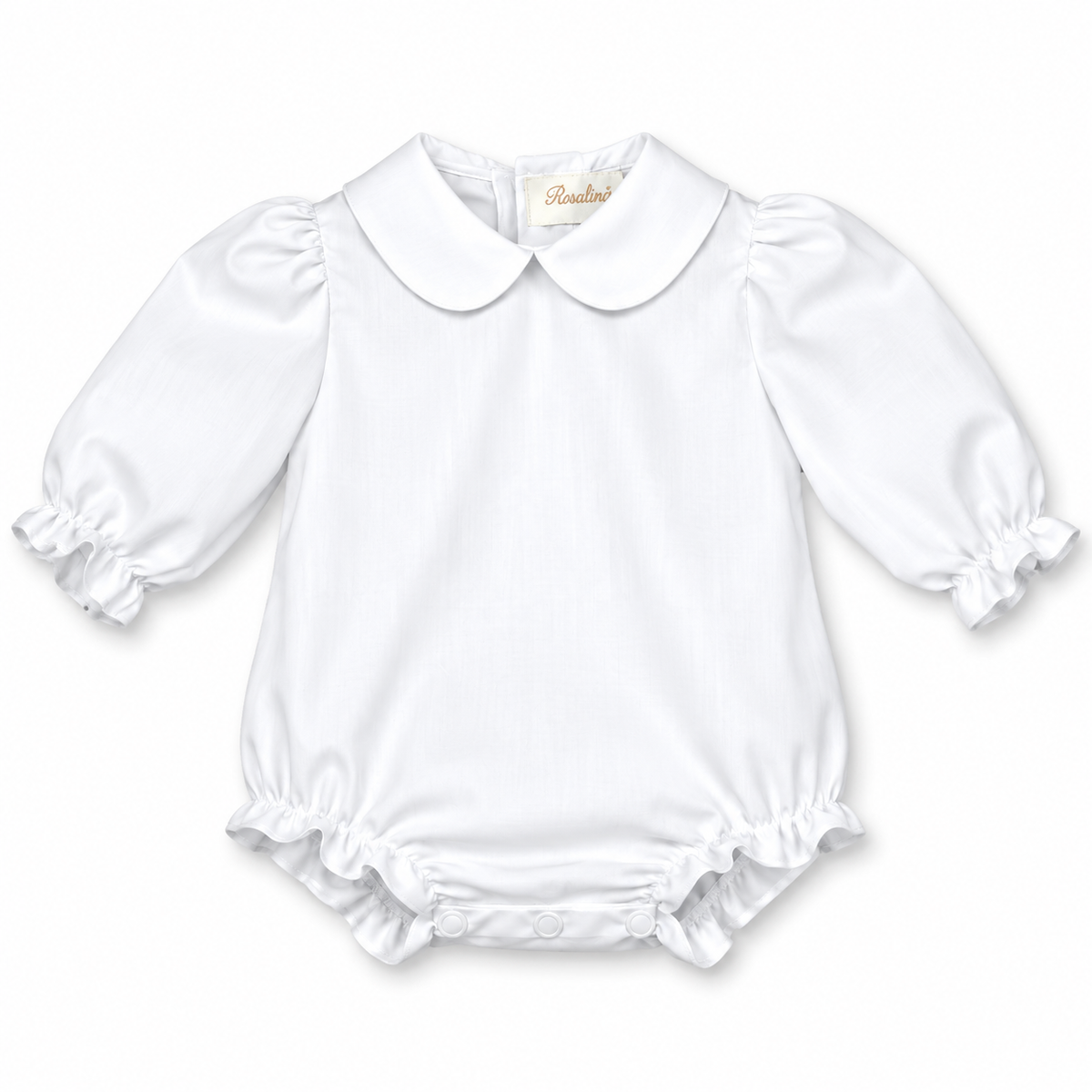Girl White Long Sleeve Bubble