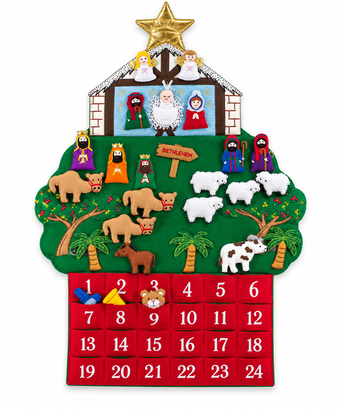 Nativity Tree Advent Calendar