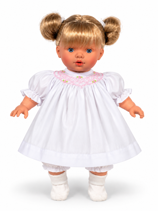 Lilly | Pre-dressed 15" Short Pigtail Blonde Doll