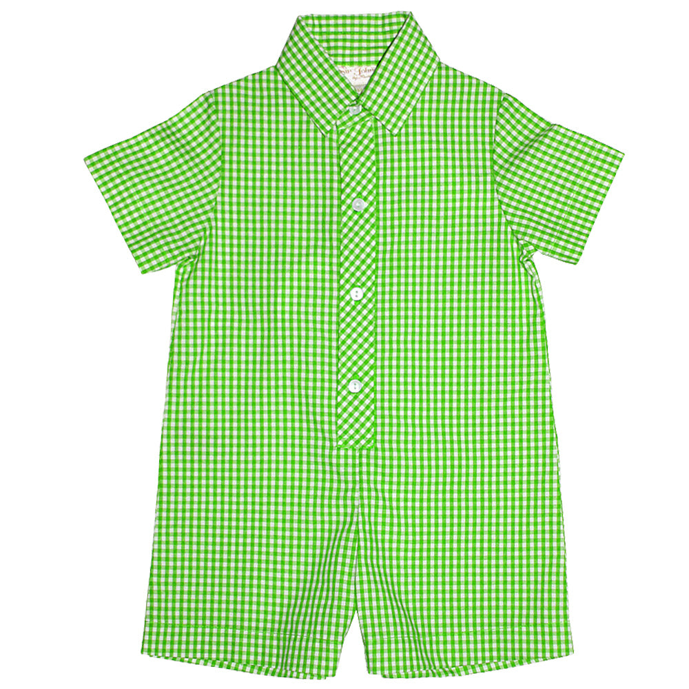 Green Gingham Shortall AYR 3076 SA GR