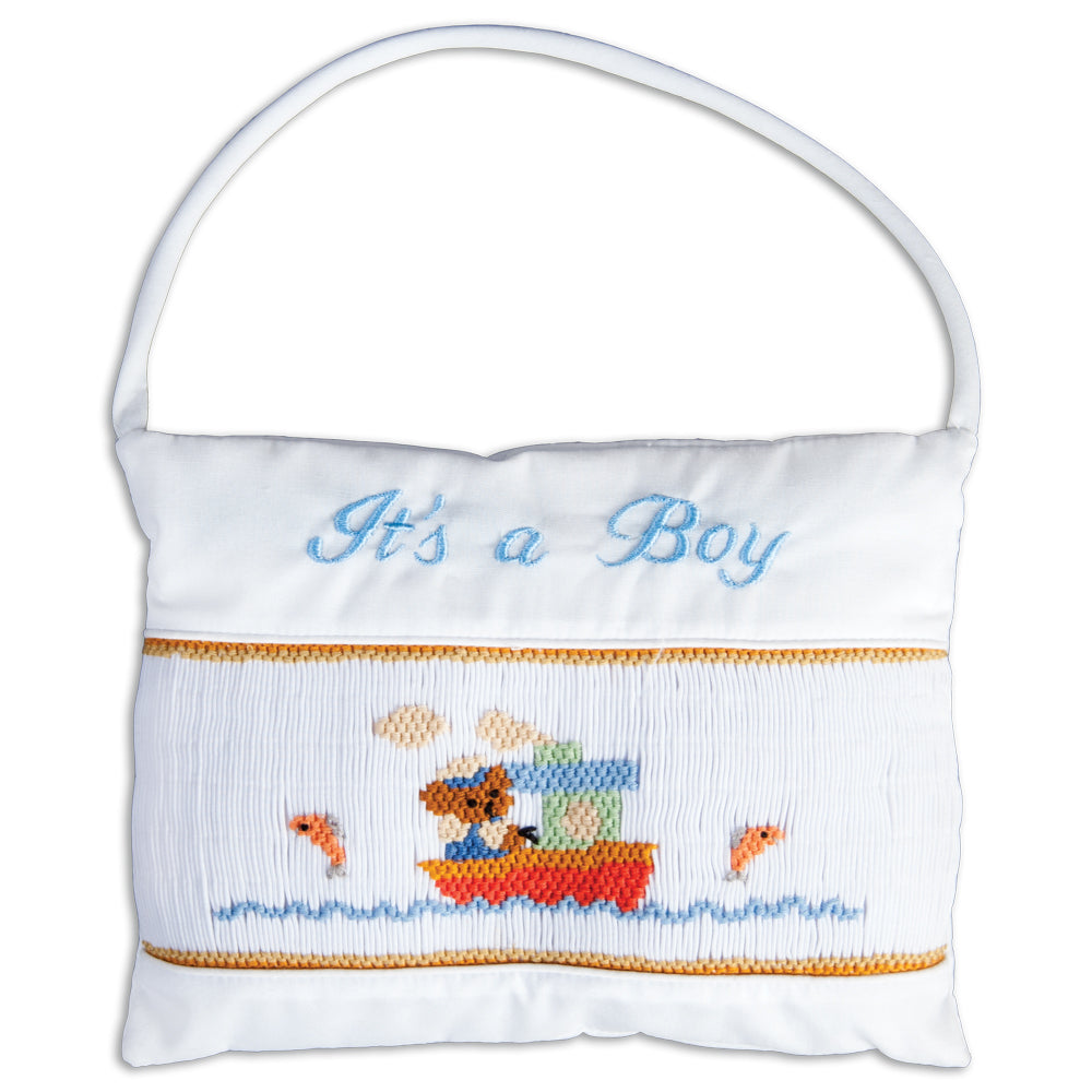 It's a Boy Tugboat Mini Pillow 5765 TB