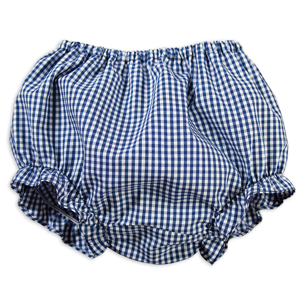 Royal Blue Gingham Girl Diaper Cover 16SP 5780 DCG RBL