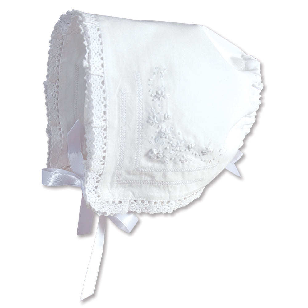 Cara White Hankie Bonnet AYR 5831