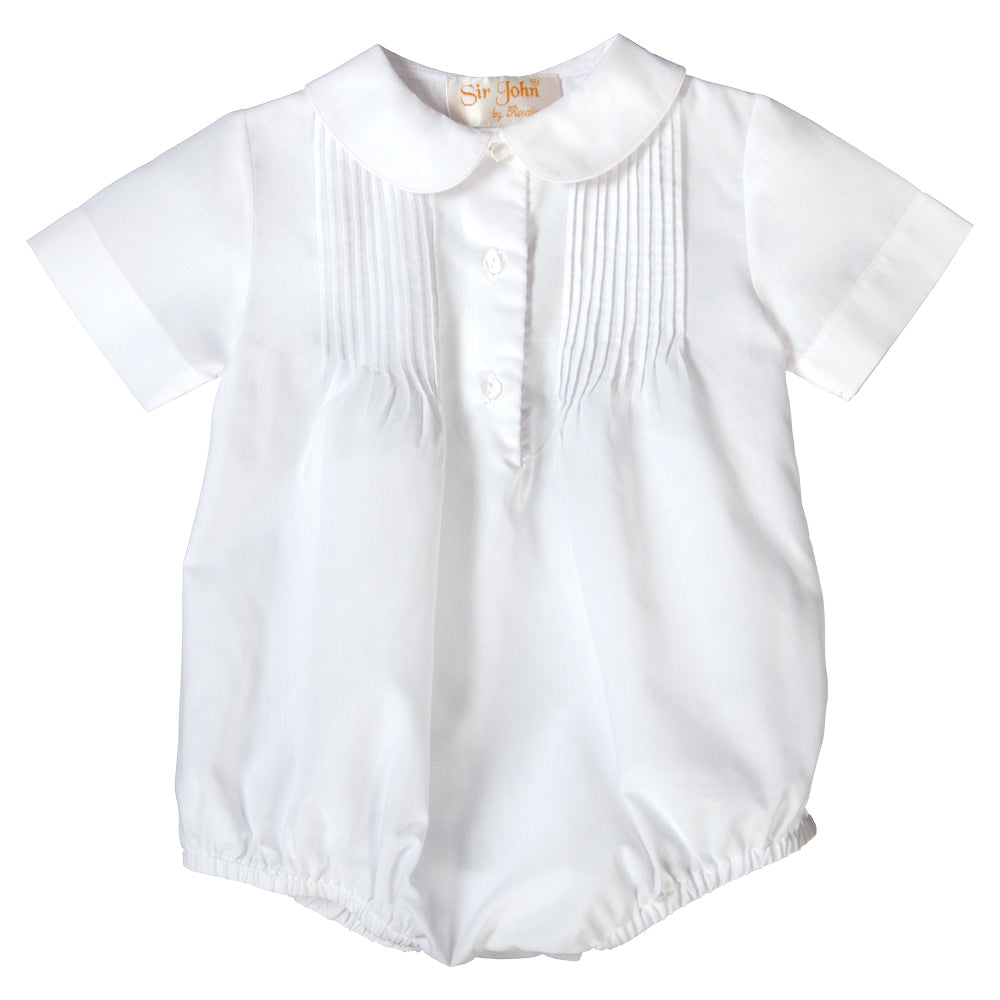 White Pintuck Boy Bubble 18 AYR 6357 BUB