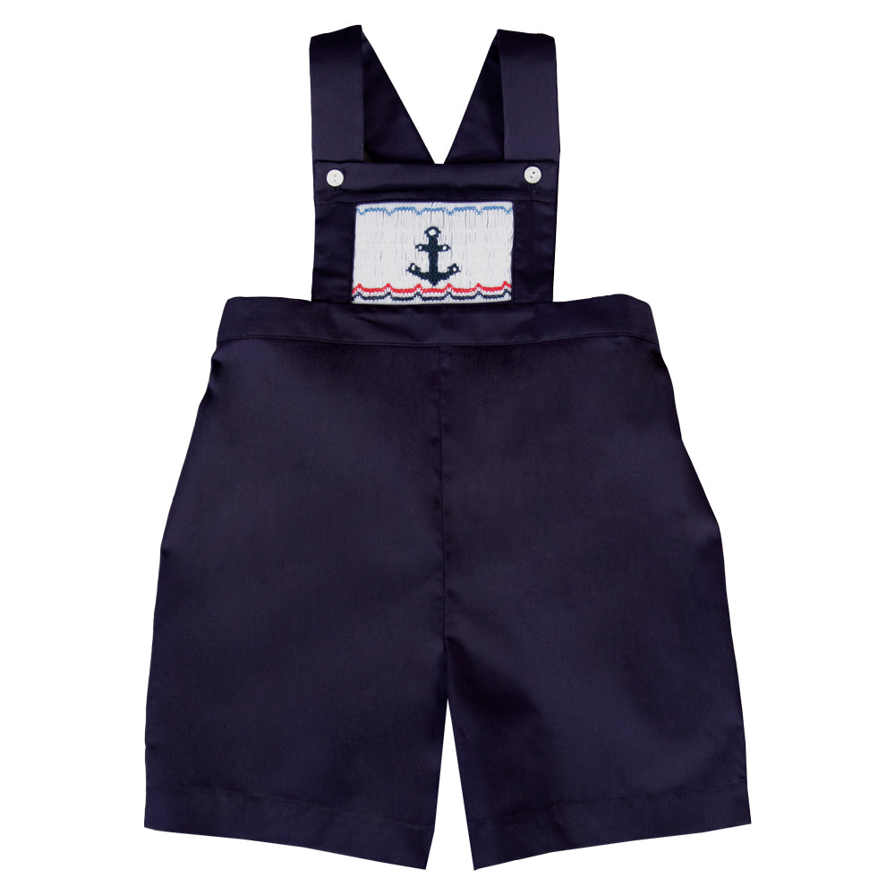 Anchor Navy Blue Smocked Romper 20SU 6678 R