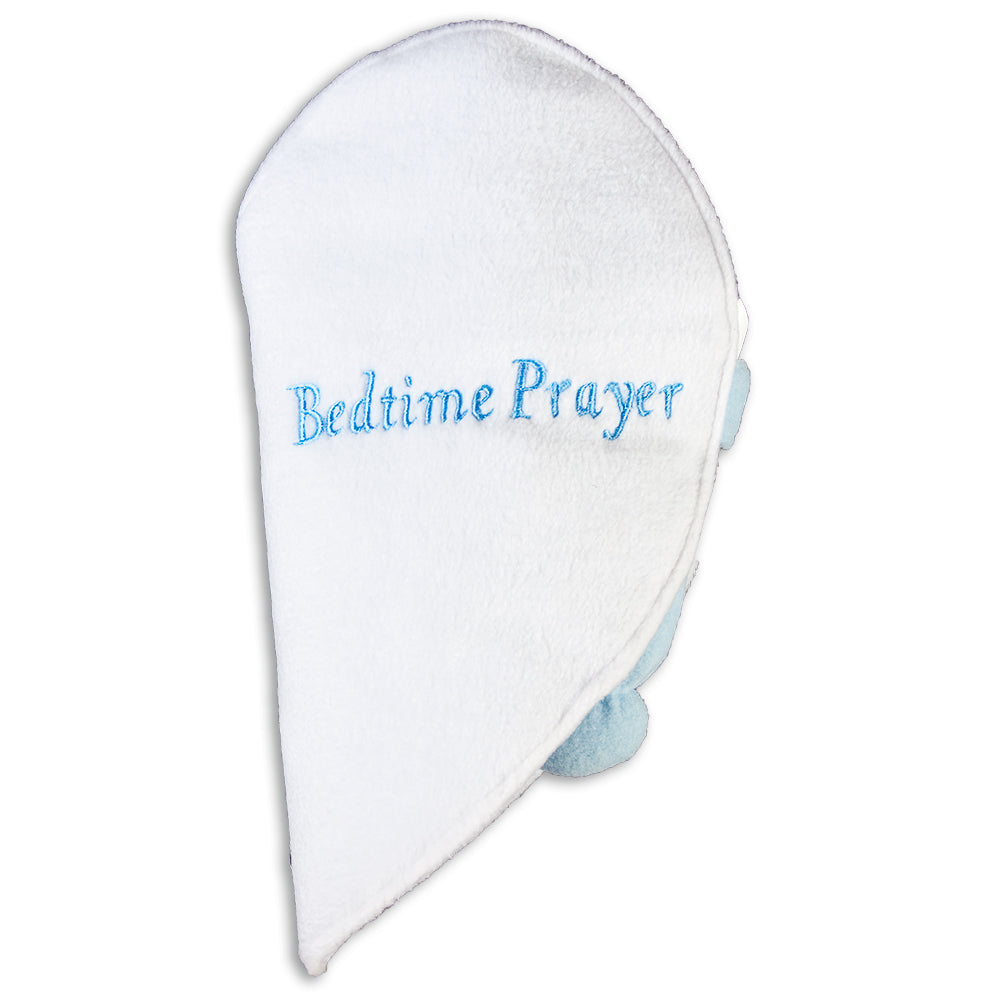 Blue "Bedtime Prayer" Bunting Angel Bunny 7515 BL