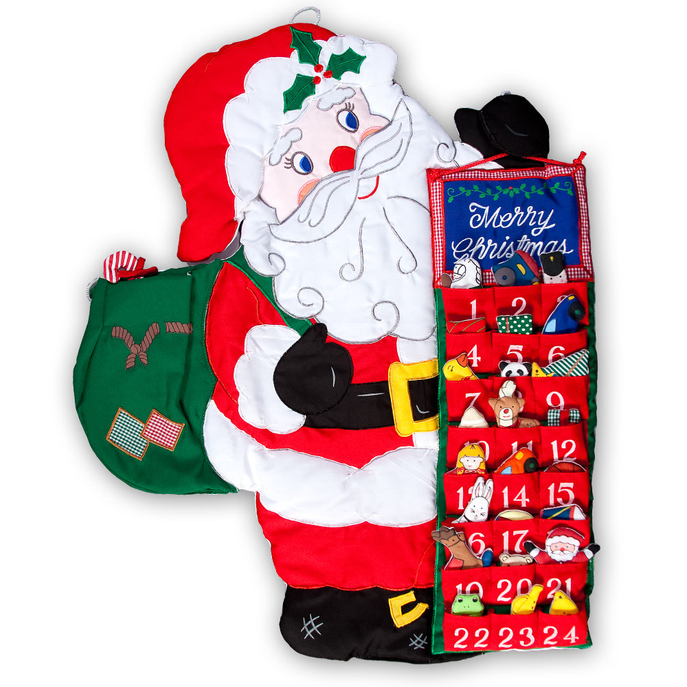 Santa Advent Calendar Wall Hanging SSC FO5893