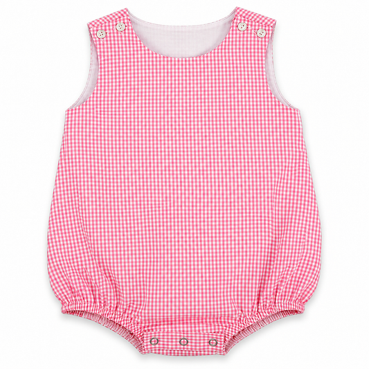 Pink Gingham Bubble