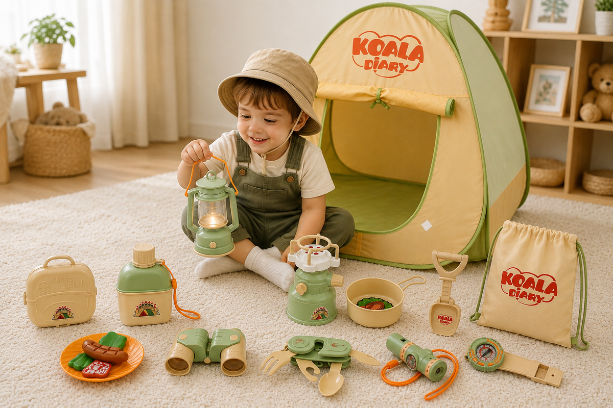Camping Adventure Play Set with Tent & Accessories FDE89151