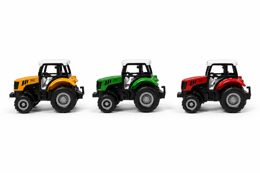 Die-Cast Metal Farm Tractor Toy – HT6388