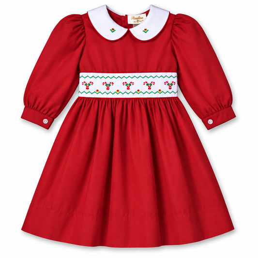 Candy Canes Red Baby Dress