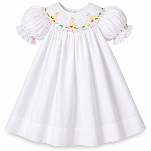 White Ducks Smocked Bishop