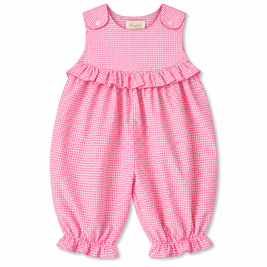 Pink Gingham Ruffled Knicker