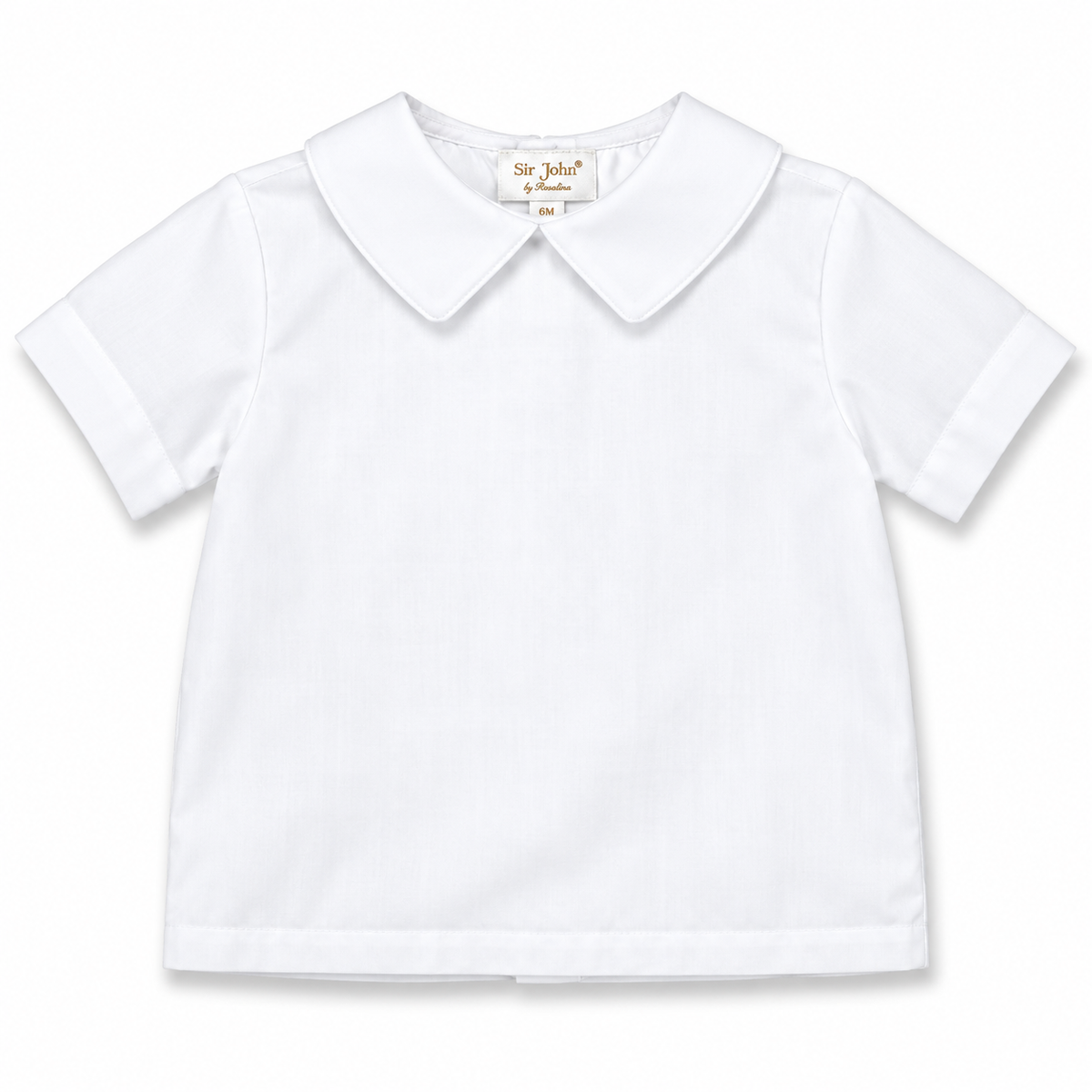 White Pointed Collar Boy Shirt