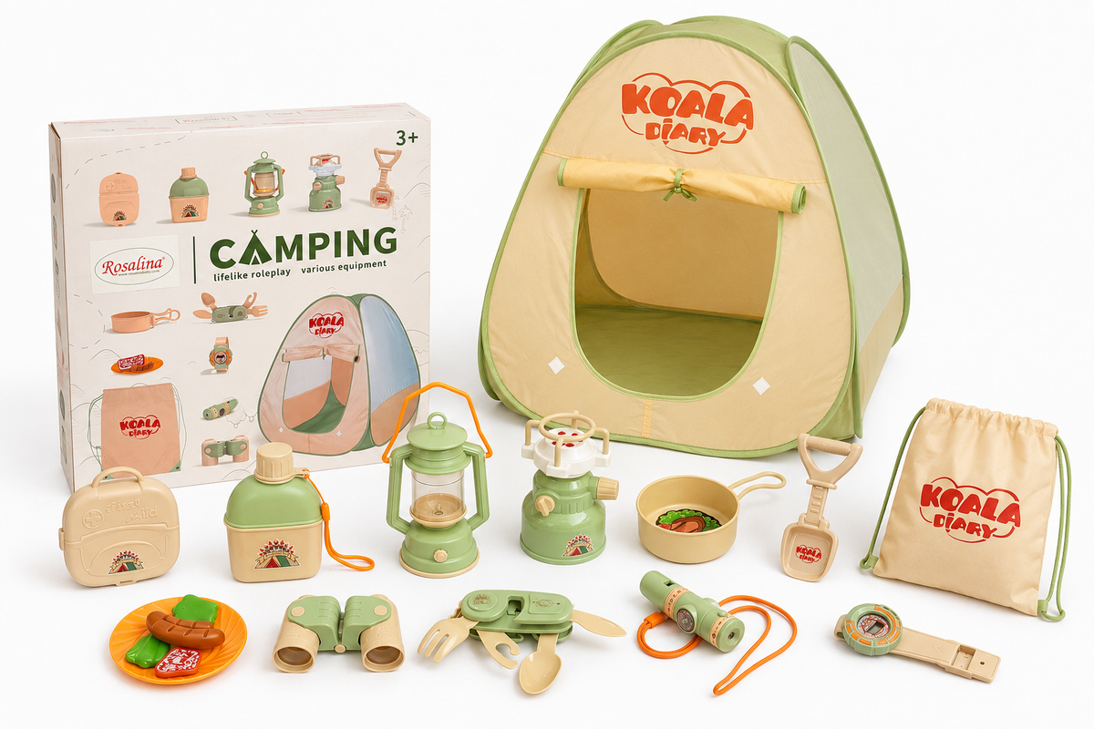 Camping Adventure Play Set with Tent & Accessories FDE89151