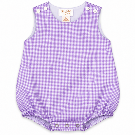 Purple Gingham Bubble