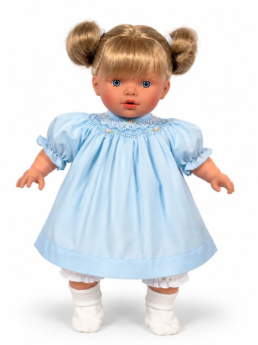 Lilly | Pre-dressed 15" Short Pigtail Blonde Doll