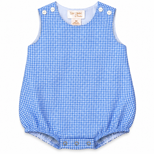 Light Blue Gingham Bubble