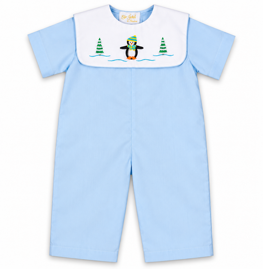 Penguin Blue Longall with Collar