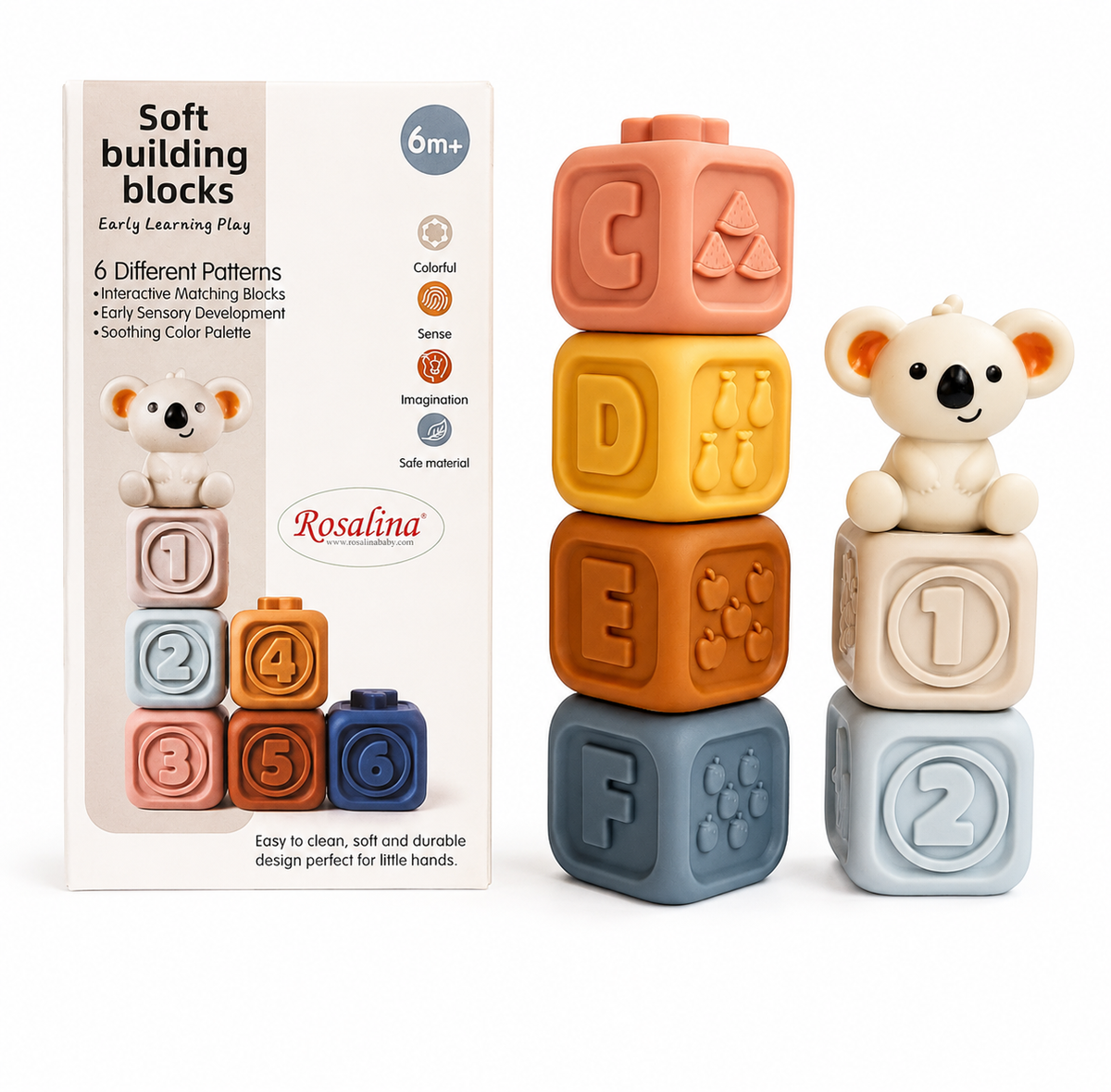 Baby Soft Sensory Building Blocks TT54