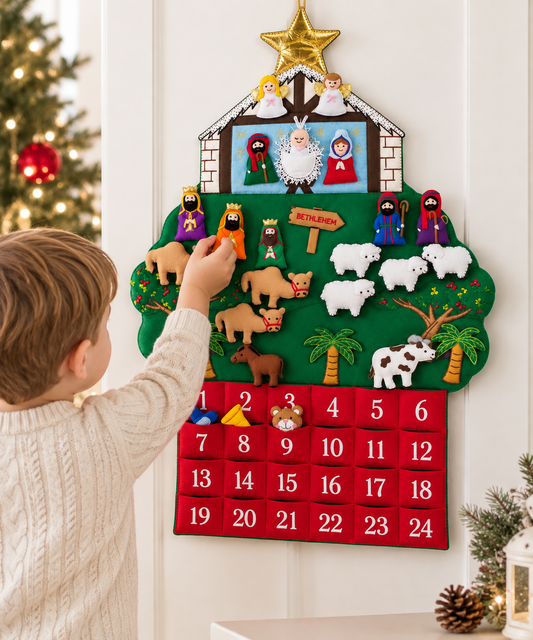 Nativity Tree Advent Calendar