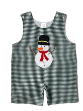 Snowman Applique Boy's Romper