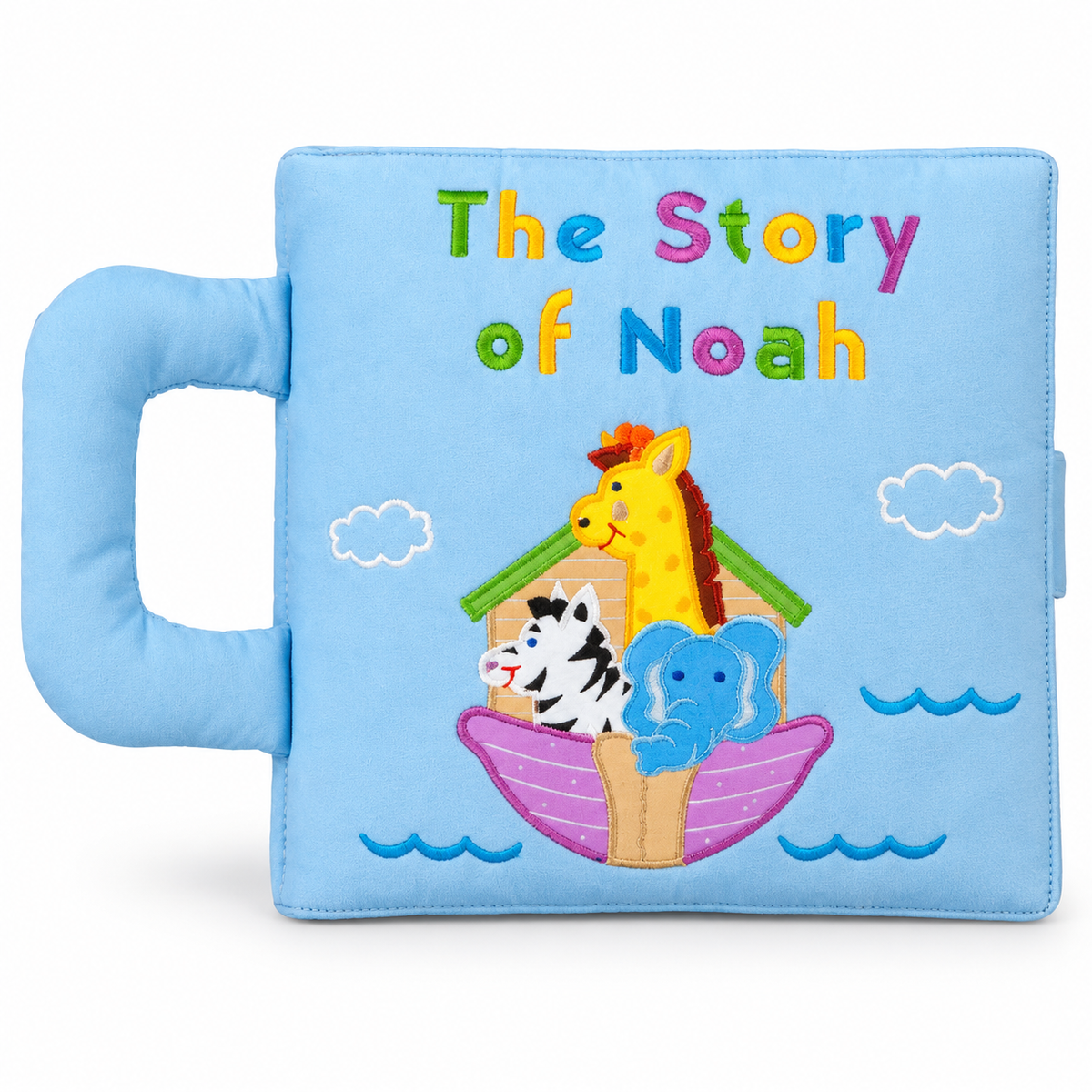 The Story of Noah Soft Cloth Bible Activity Book | Pink or Blue|