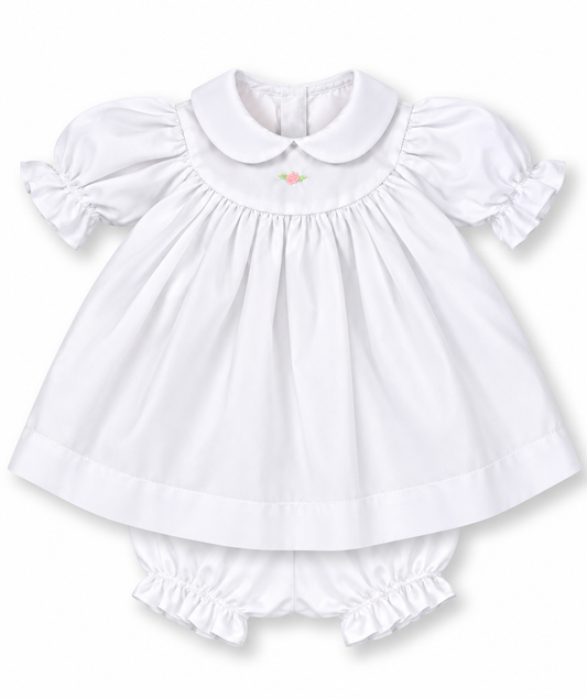 Rosette White Doll Nightgown