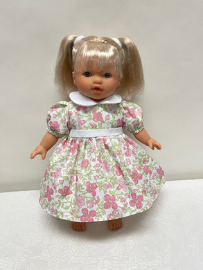 Multi Color Floral Print 10 inch Doll Dress (Doll Sold Separately)