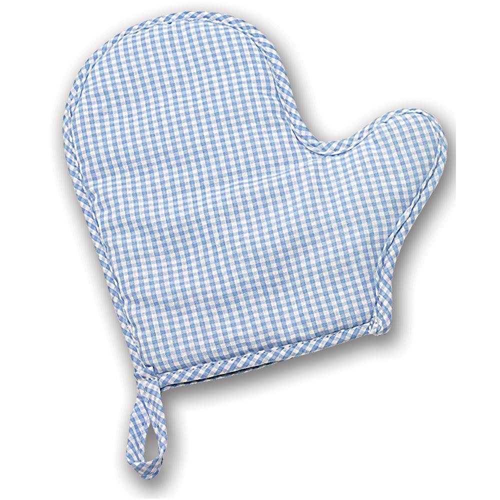 Toy Oven Mitt in Red, Blue or Pink Gingham 2206