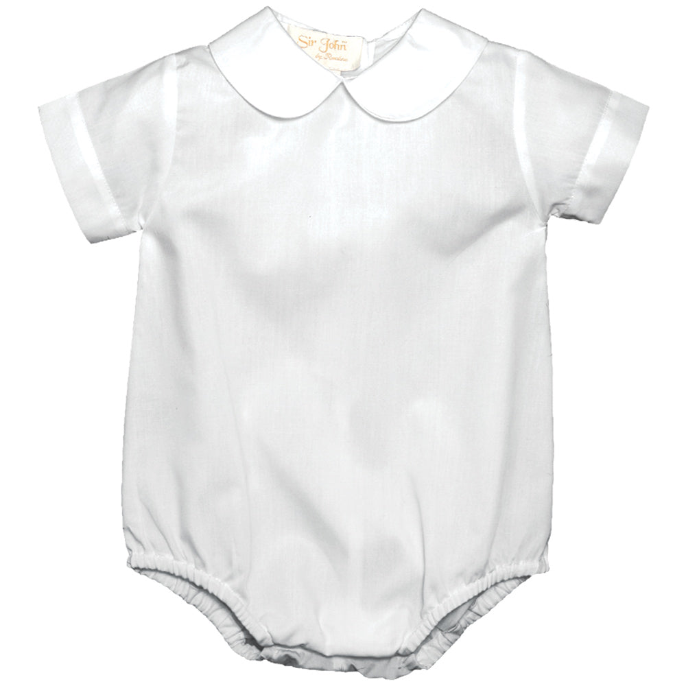 Boy White Short Sleeve Bubble AYR 2268 BY
