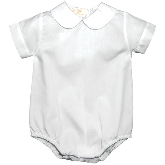 Boy White Short Sleeve Bubble AYR 2268 BY