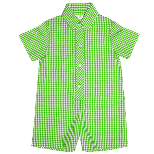 Green Gingham Shortall AYR 3076 SA GR