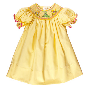 Cunning Cats Yellow Smocked Bishop 09SU 3131 A