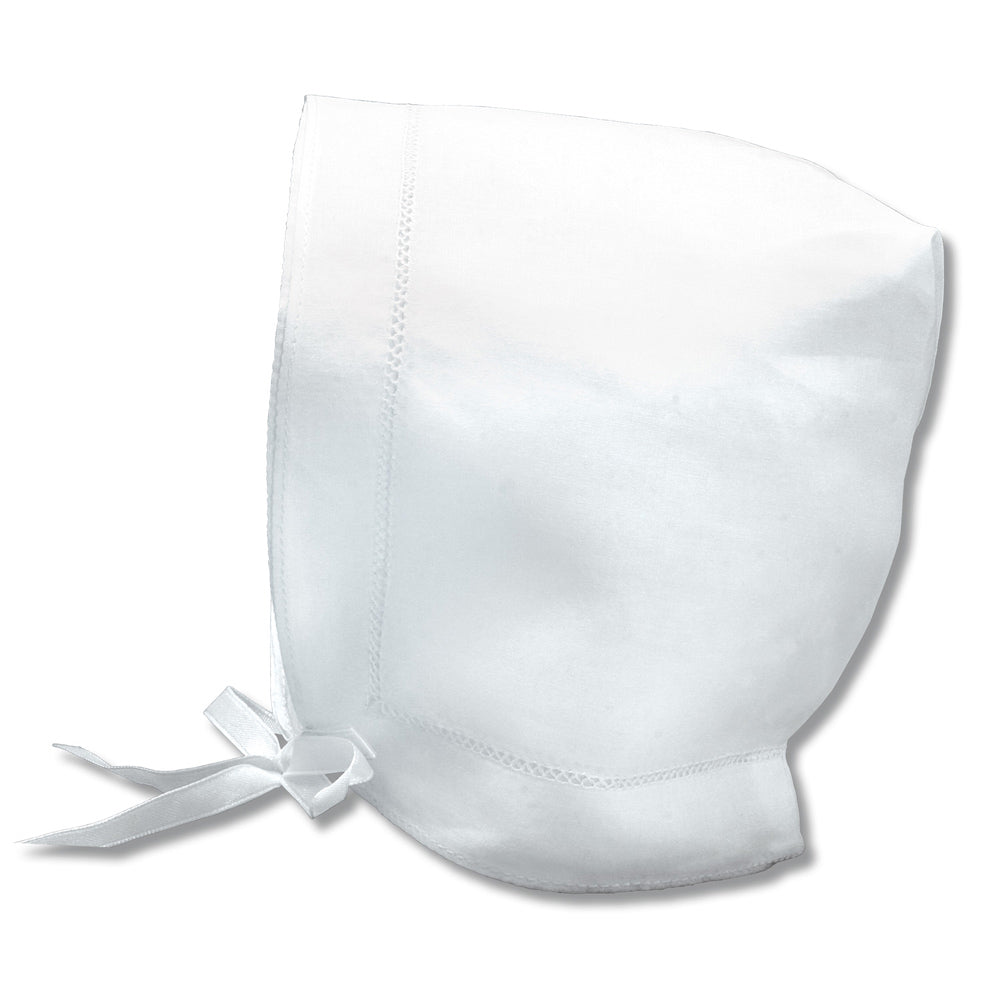 White Cornelia Hankie Bonnet 3724 BB