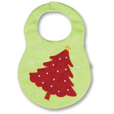 Apple Green Red Christmas Tree Bib 17H 4513 BIB A.GR