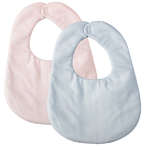 Plain Baby Bib in Blue or Pink 4725
