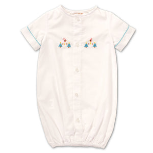 Boy Snowman White with Turquoise Trim Supot 13H 4888 SUB