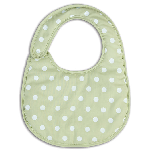 Moss Green Polka Dot Bib 14F 5067 BIB GR