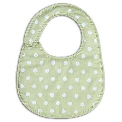 Moss Green Polka Dot Bib 14F 5067 BIB GR