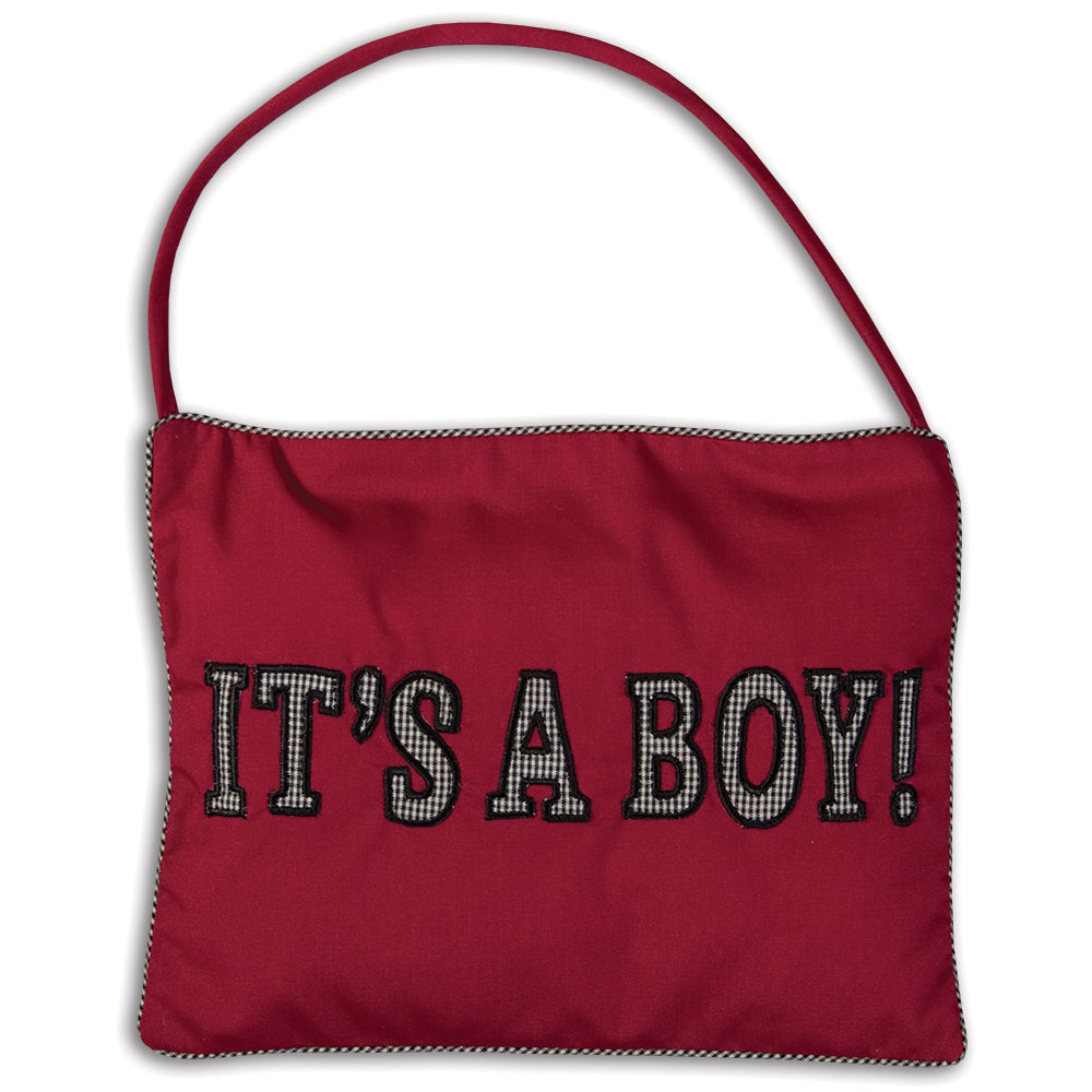 It's A Boy/Girl! Maroon Mini Pillow 5157