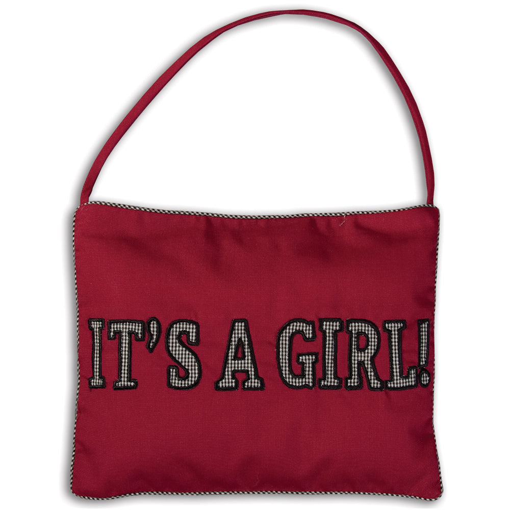 It's A Boy/Girl! Maroon Mini Pillow 5157