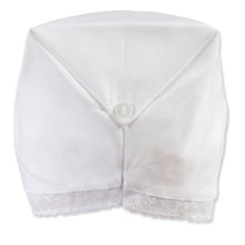 Miriam White Hankie Bonnet with Lace 5302