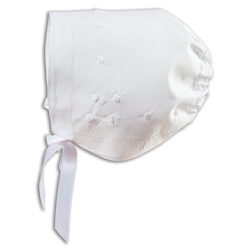 White Charlie Hankie Bonnet 5631