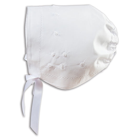 White Charlie Hankie Bonnet 5631