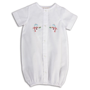 Snowman White Shadow Embroidered Boy Supot 15H 5693 SUB