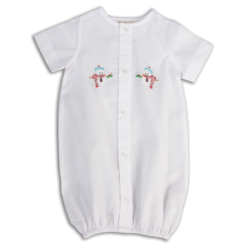 Snowman White Shadow Embroidered Boy Supot 15H 5693 SUB