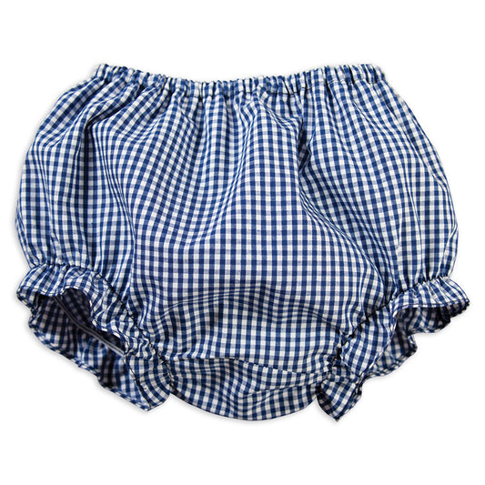 Royal Blue Gingham Girl Diaper Cover 16SP 5780 DCG RBL