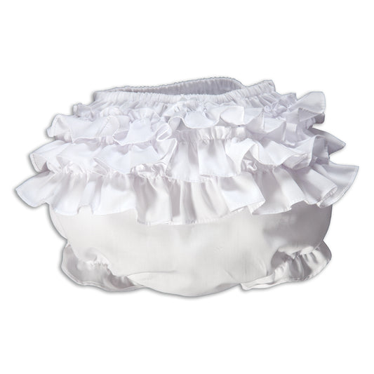 White Ruffled Diaper Cover AYR 16SP 5787WH